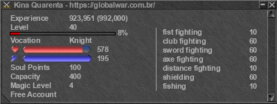 Signature for player Kina Quarenta