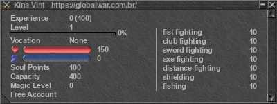 Signature for player Kina Vint