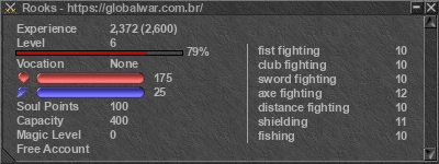 Signature for player Rooks