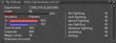 Signature for player Rp Oitenta